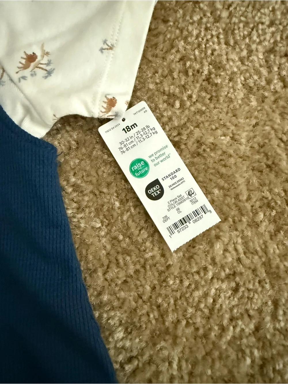 Carters soft ribbed